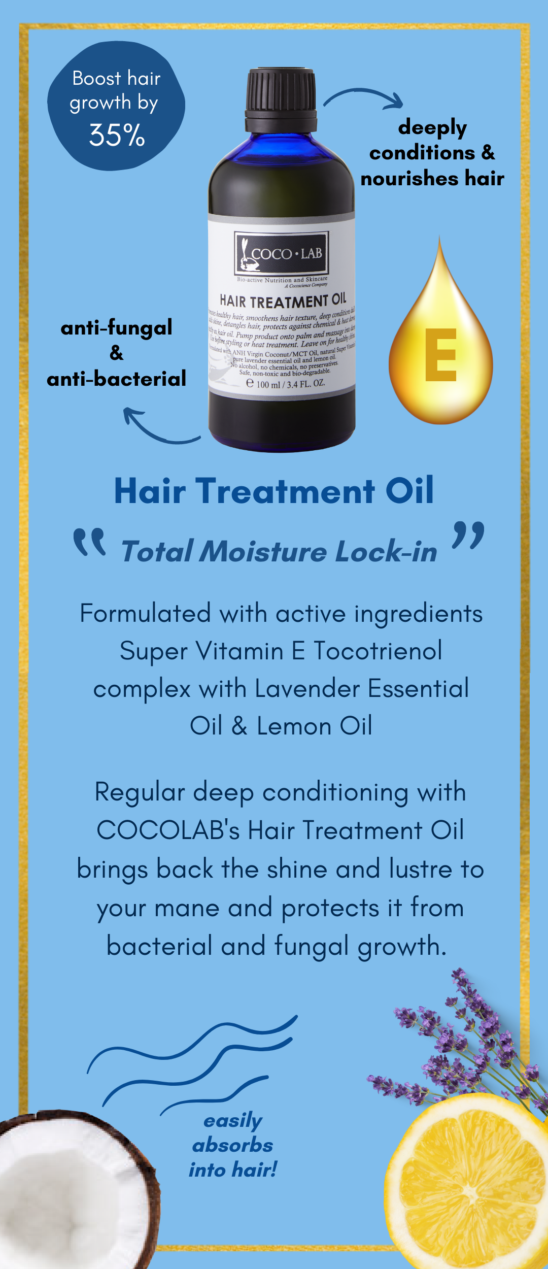 Hair Treatment Oil Description
