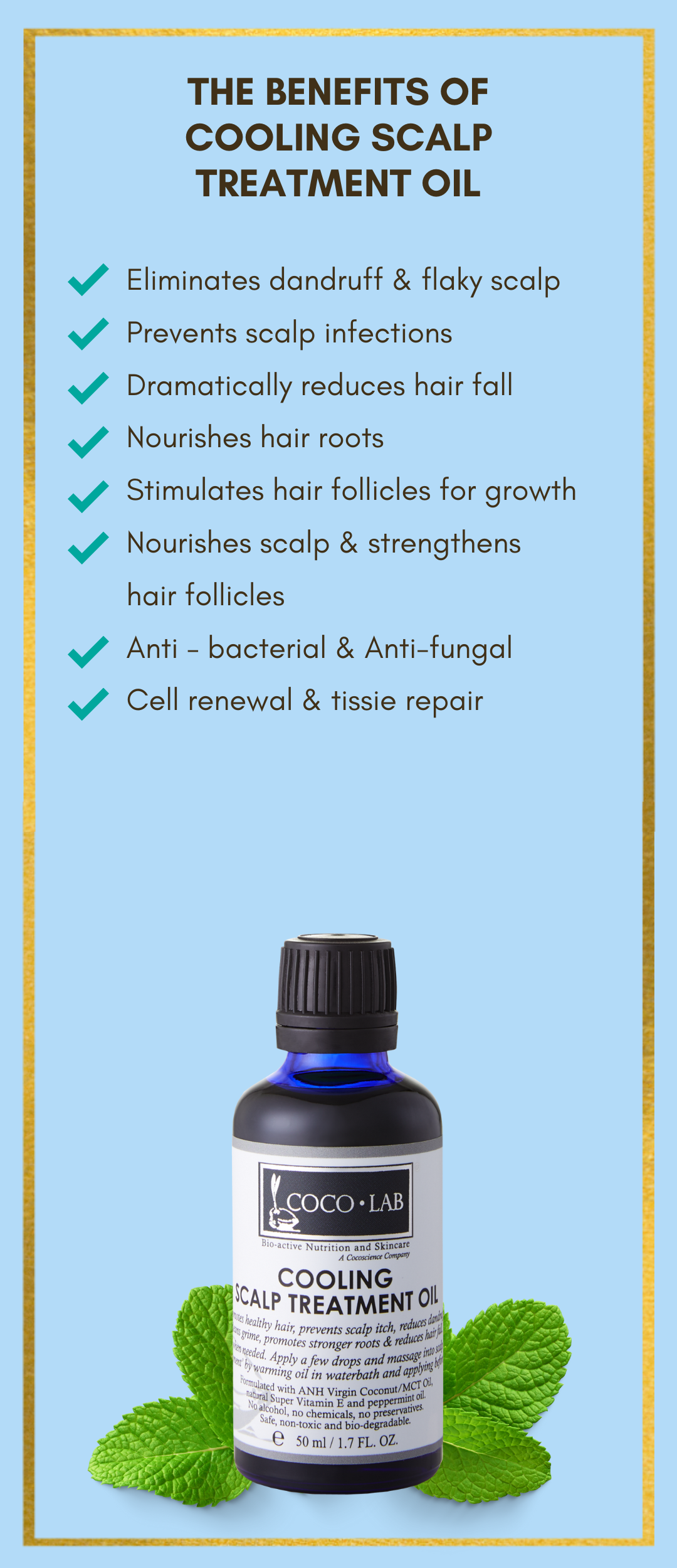 Cooling Scalp Treatment Oil Benefits