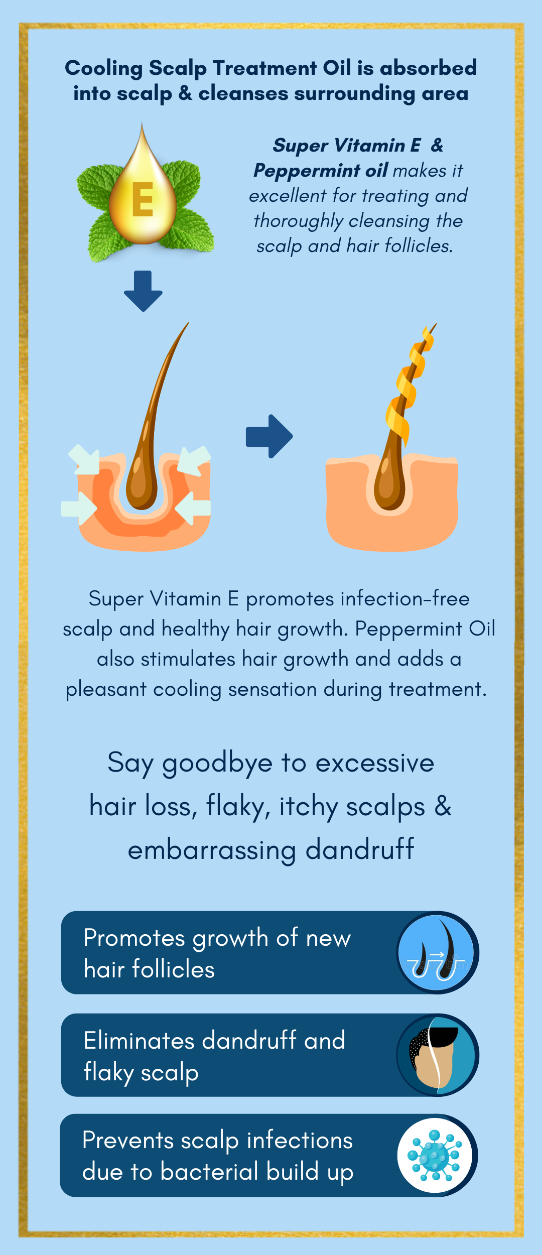 Cooling Scalp Treatment Oil Description