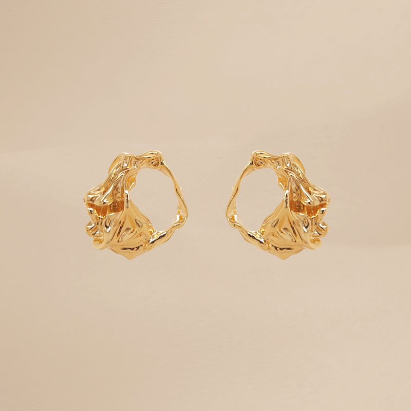 536E_Textured-Shaped-Earring