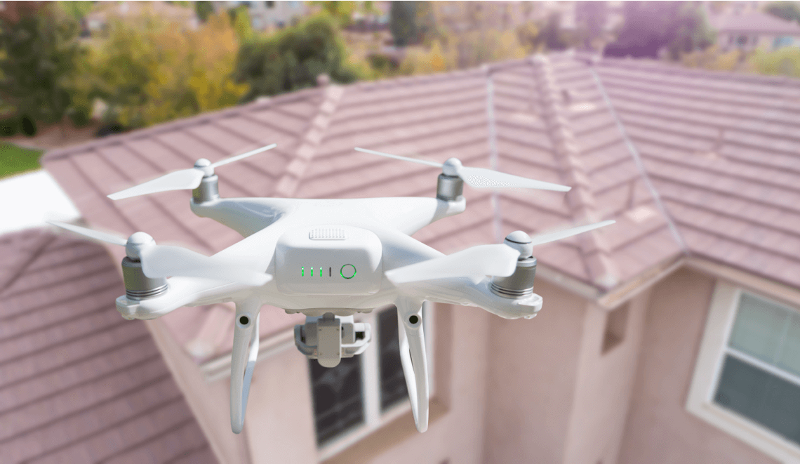 dji drone Roof Inspection