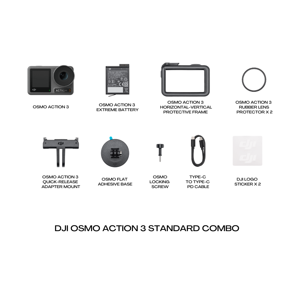 DJI Osmo Action 3 Standard Combo