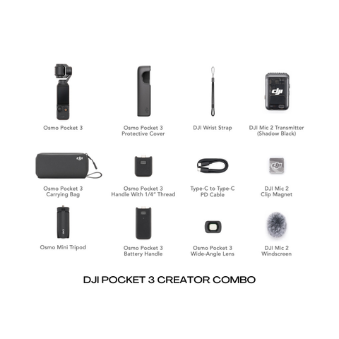 DJI Pocket 3 Creator Combo – DJI Enterprise Authorized Store