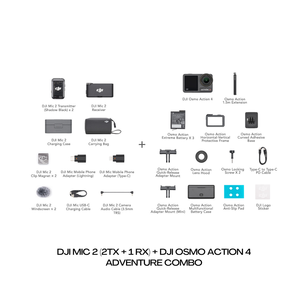 DJI Mic 2 (1TX + 1RX) – DJI Enterprise Authorized Store Malaysia - Sunway  Pyramid