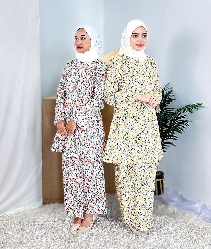 KURUNG PAHANG PUSPA AUTUMN FLORAL AND SUMMER FLORAL