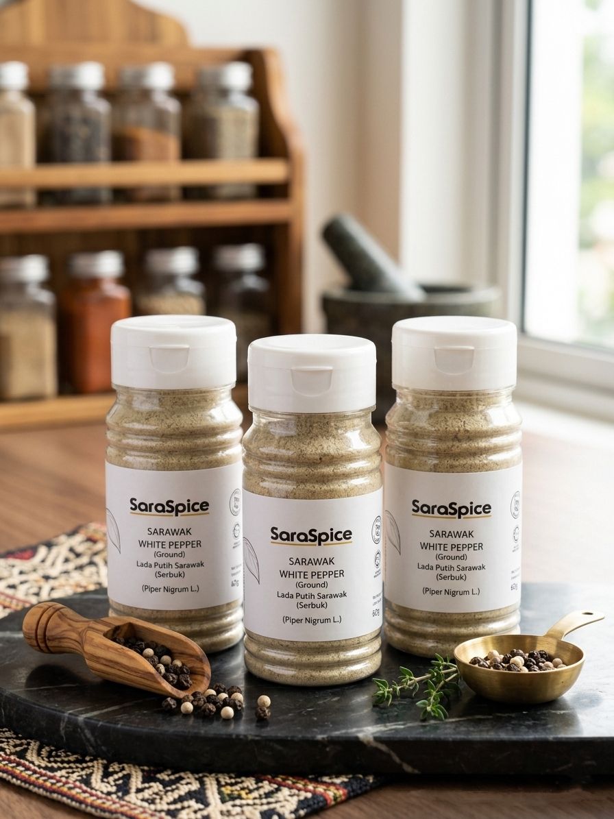 SARASPICE WHITEPEPPER 60G