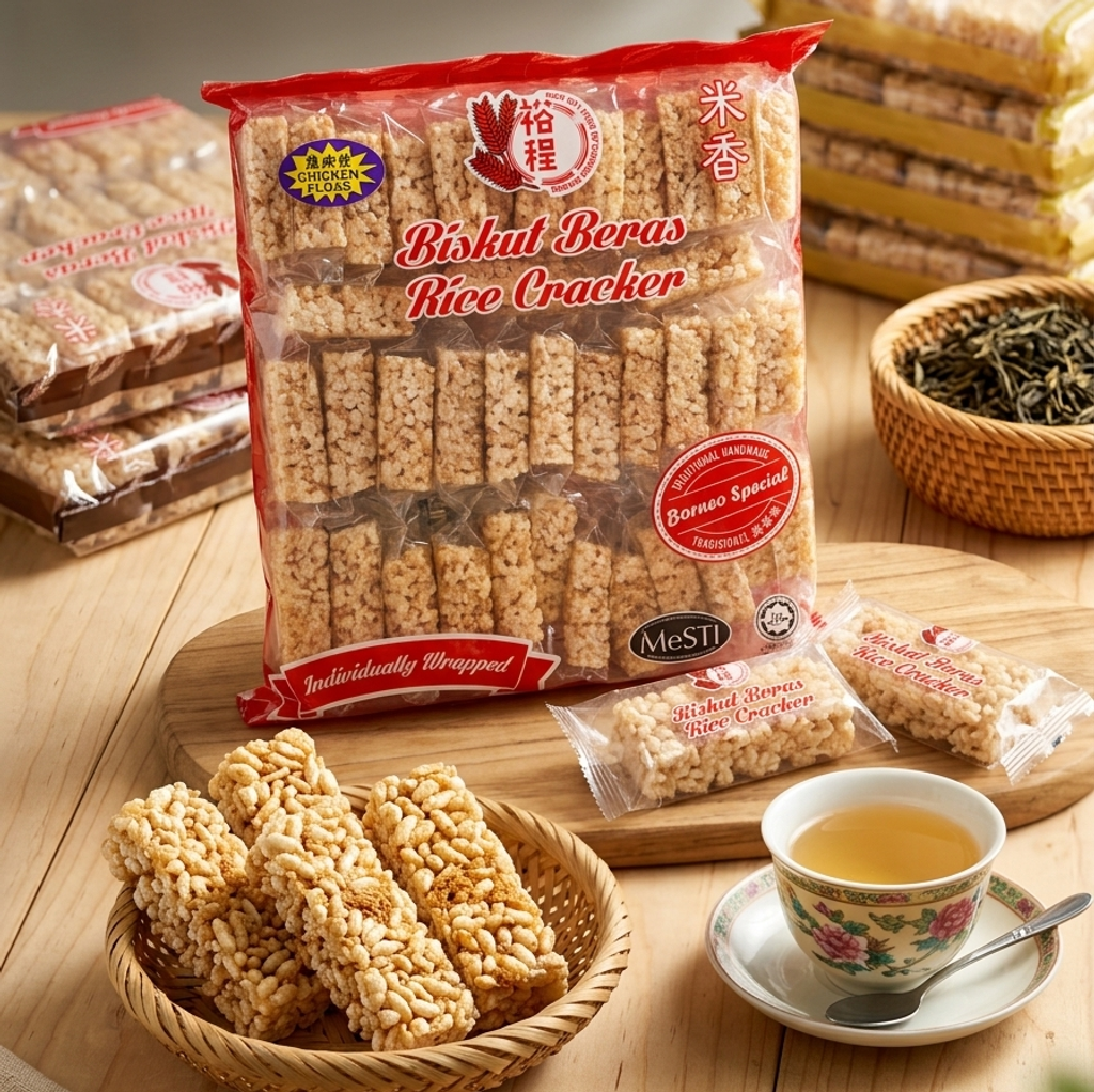 WW RICE CRACKER CHICKEN FLOSS 400G