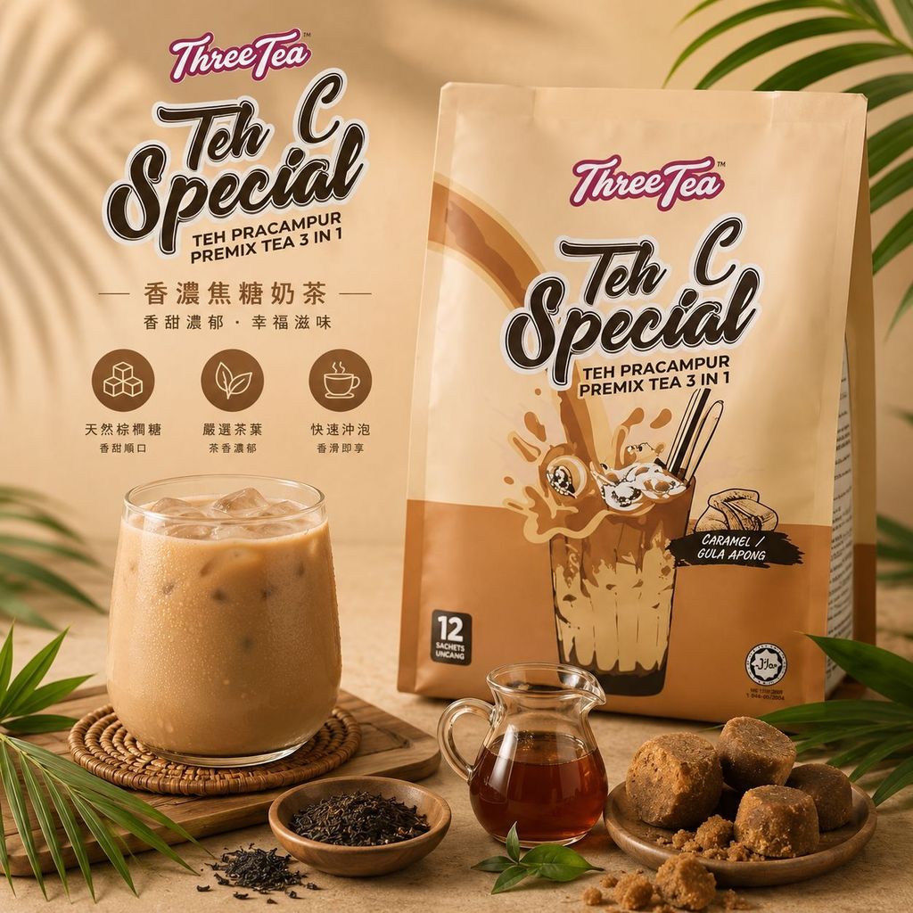 THREE TEA TEH C CARAMEL 2