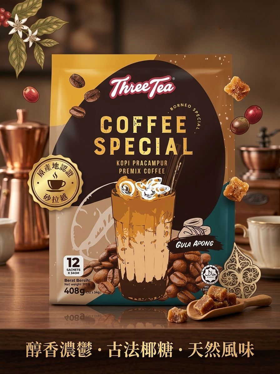THREE TEA COFFEE SPECIAL