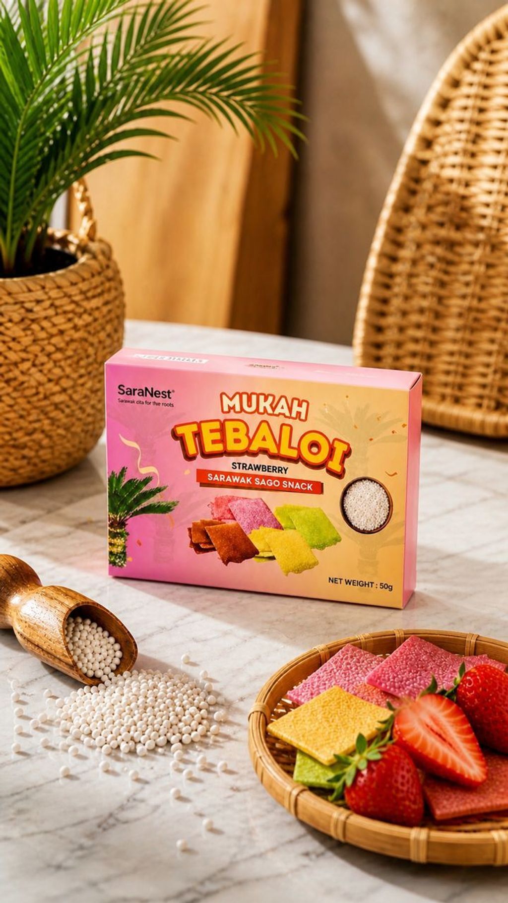SARANEST MUKAH TEBALOI STRAWBERRY