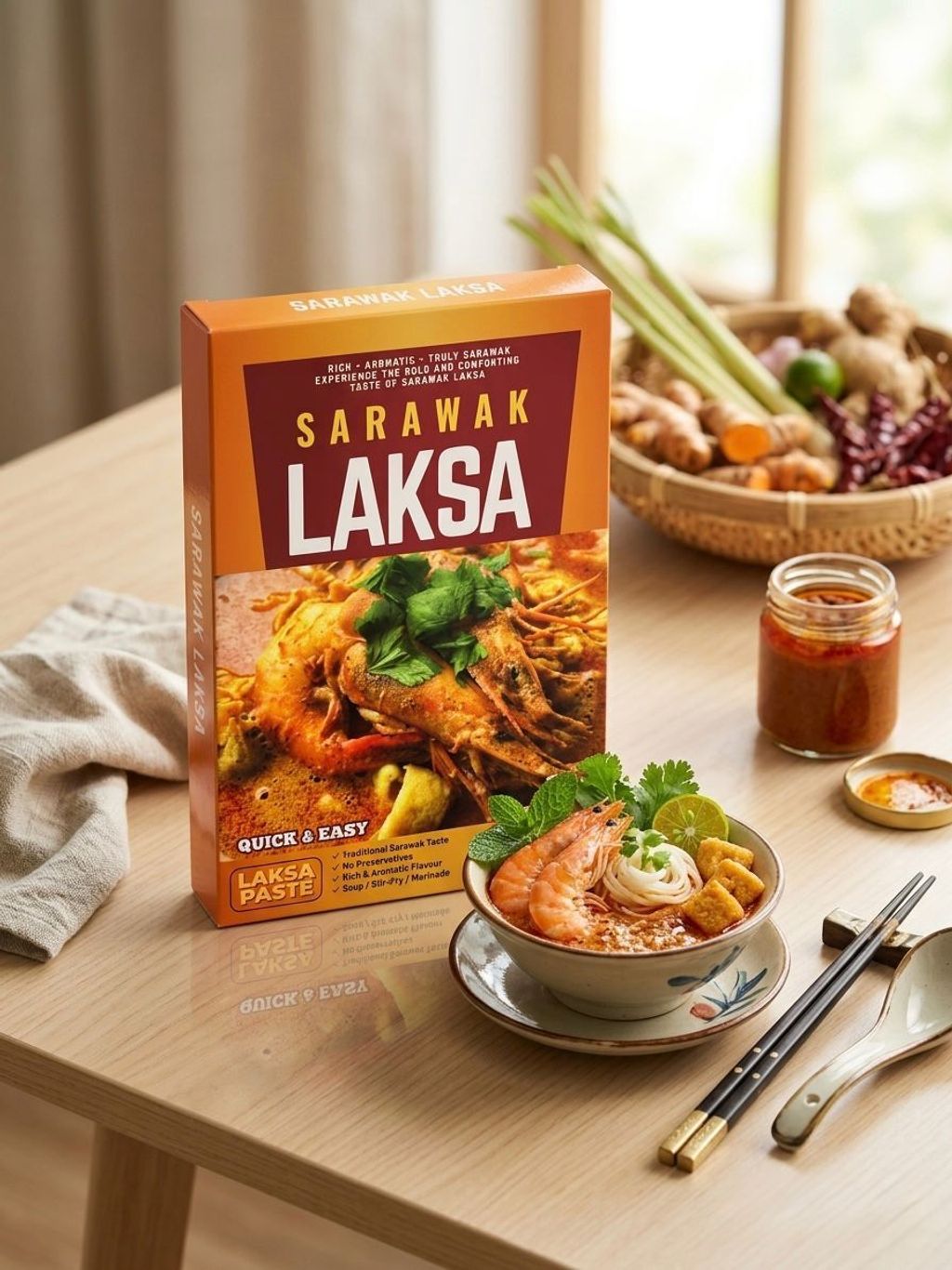 SARANEST LAKSA PASTE 100G 3