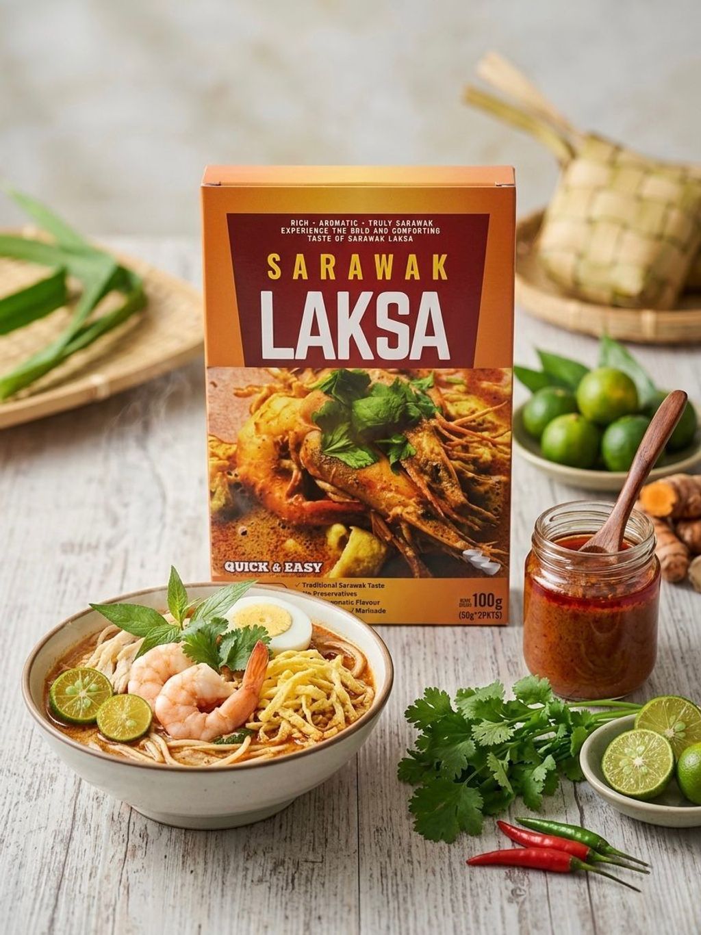 SARANEST LAKSA PASTE 100G 4