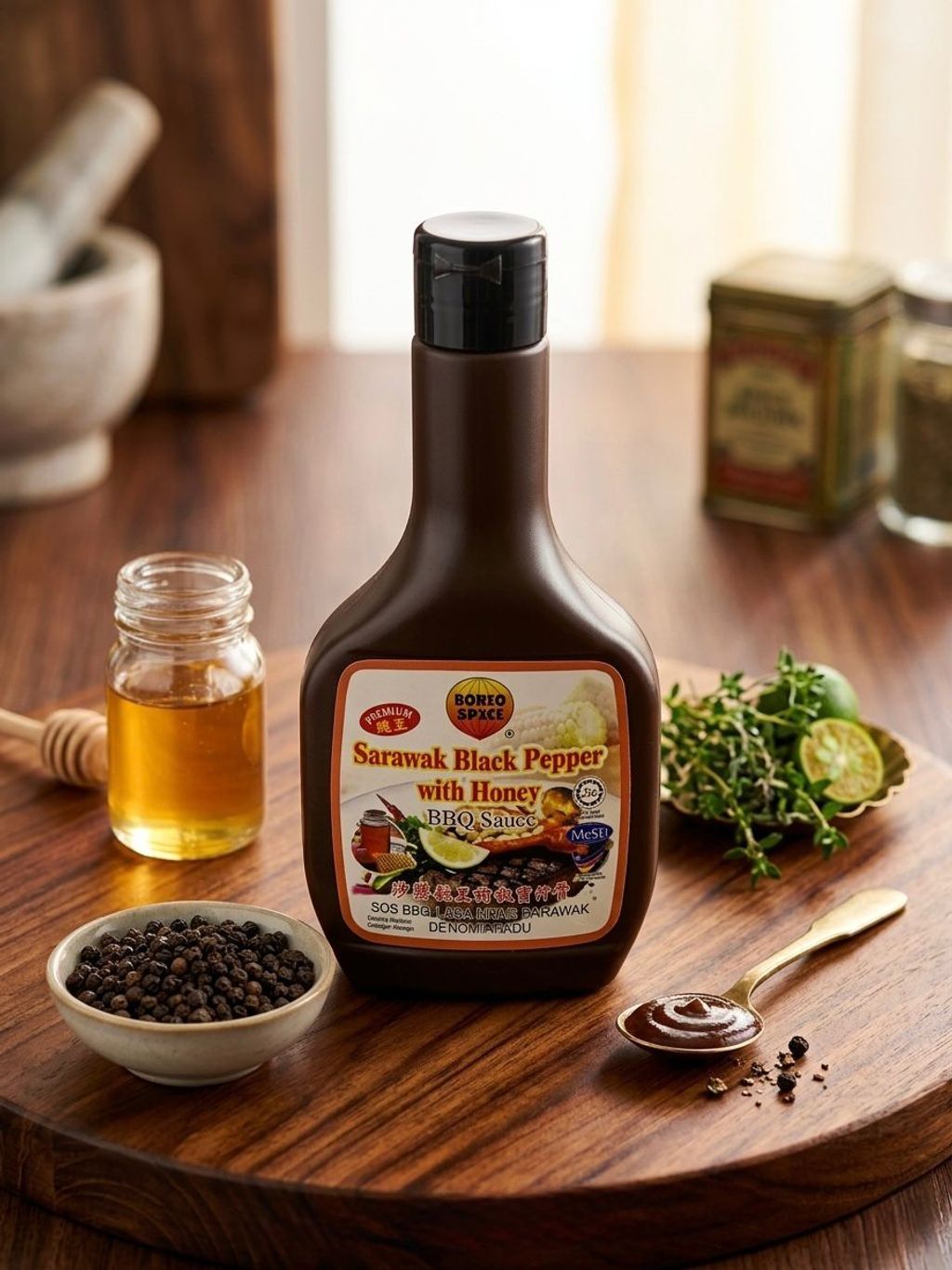 WZ BLACK PEPPER SAUCE WITH HONEY 270G