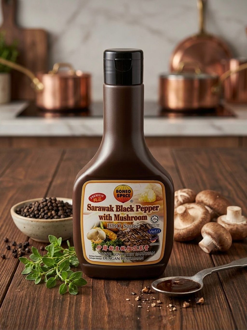 WZ BLACK PEPPER SAUCE WITH MUSHROOM  270G