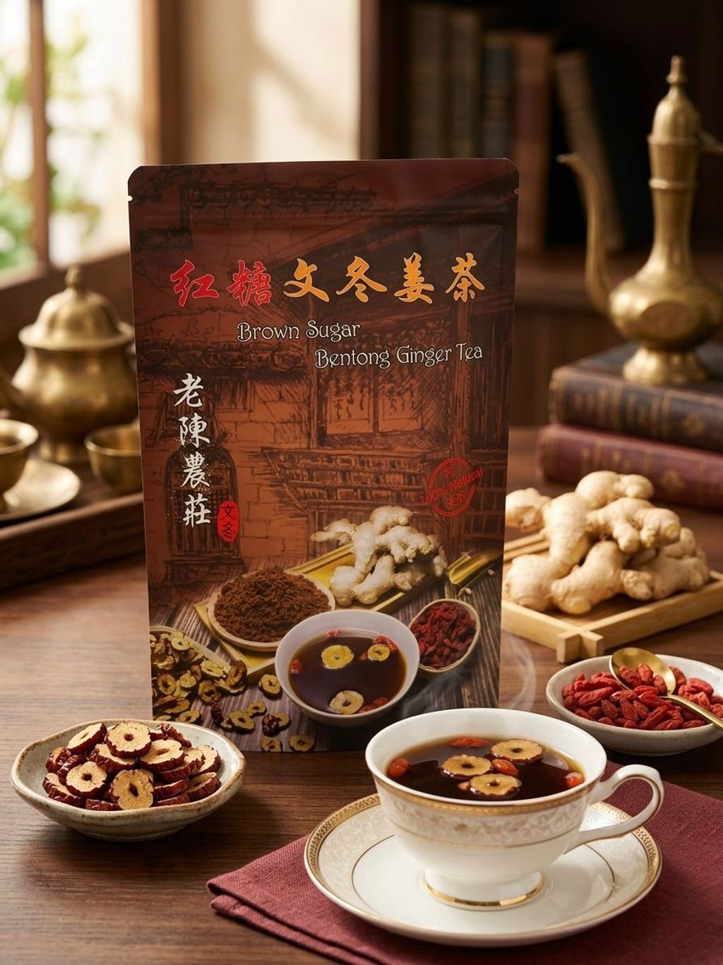 TANECO BROWN SUGAR BENTONG GINGER TEA 2