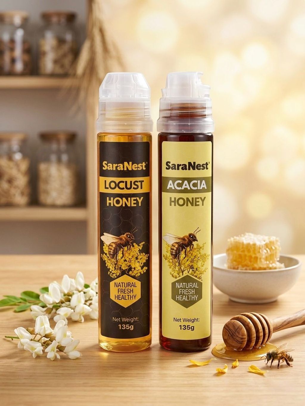 SARANEST LOCUST ACACIA HONEY 135G