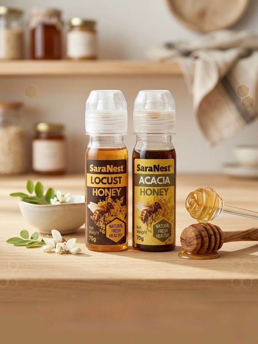 SARANEST LOCUST ACACIA HONEY 70G