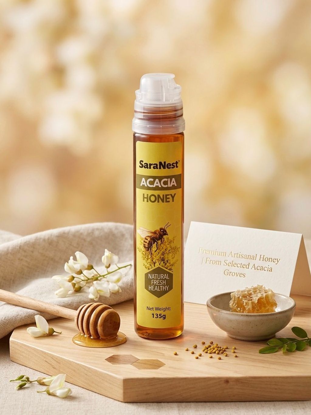 SARANEST ACACIA HONEY 135G