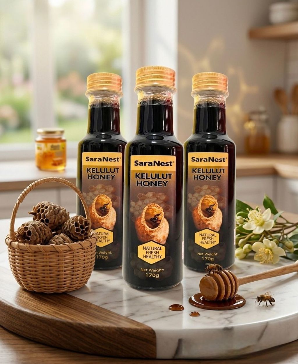 SARANEST KELULUT HONEY 170G 4