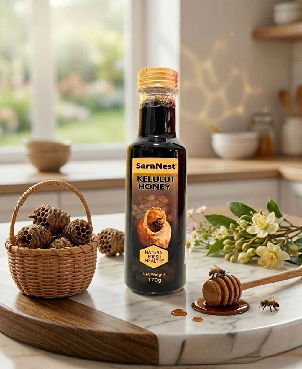 SARANEST KELULUT HONEY 170G 3