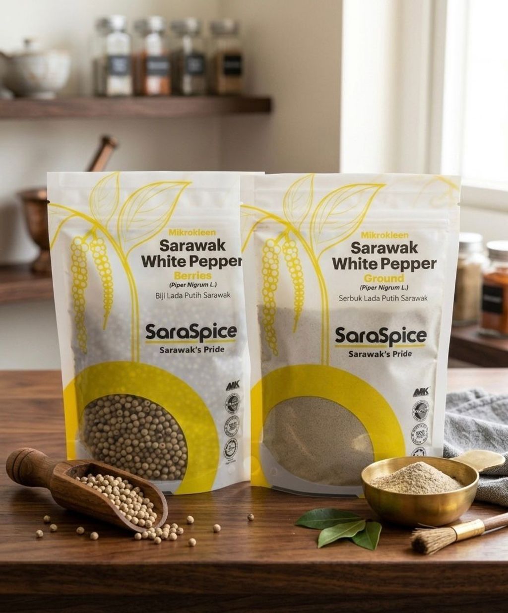SARASPICE WHITEPEPPER 200G