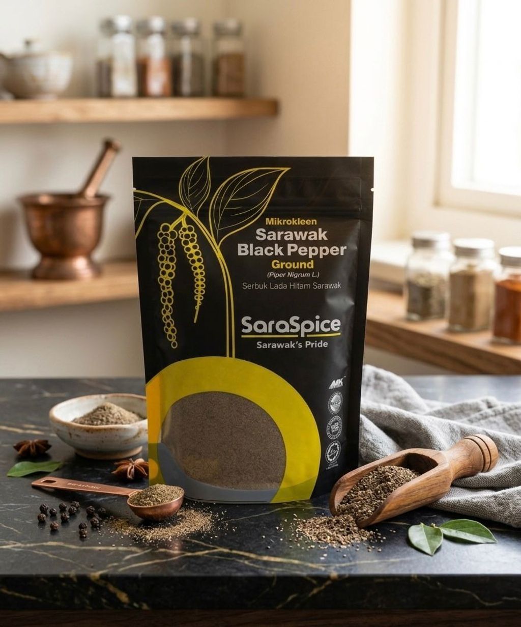 SARASPICE BLACKPEPPER GROUND 200G