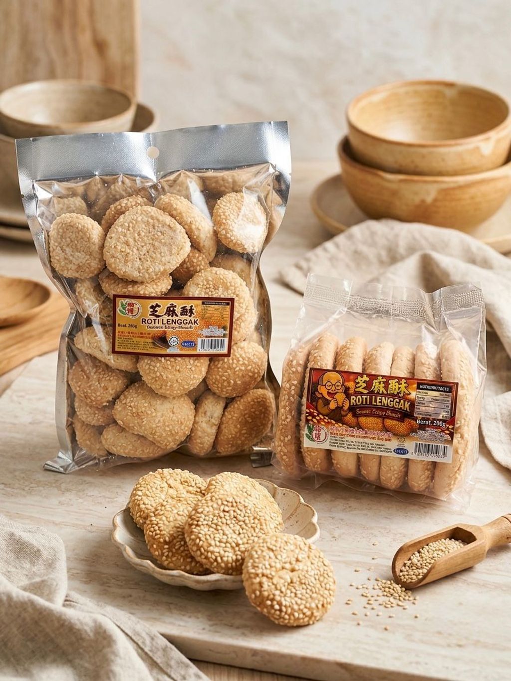 WW SESAME CRISPY BISCUITS