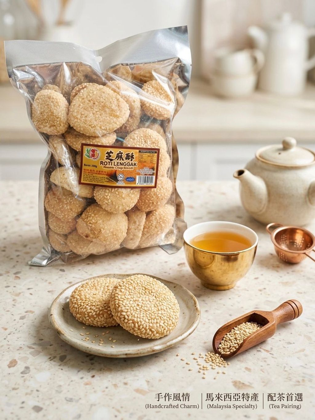 WW SESAME CRISPY BISCUITS 250G 2