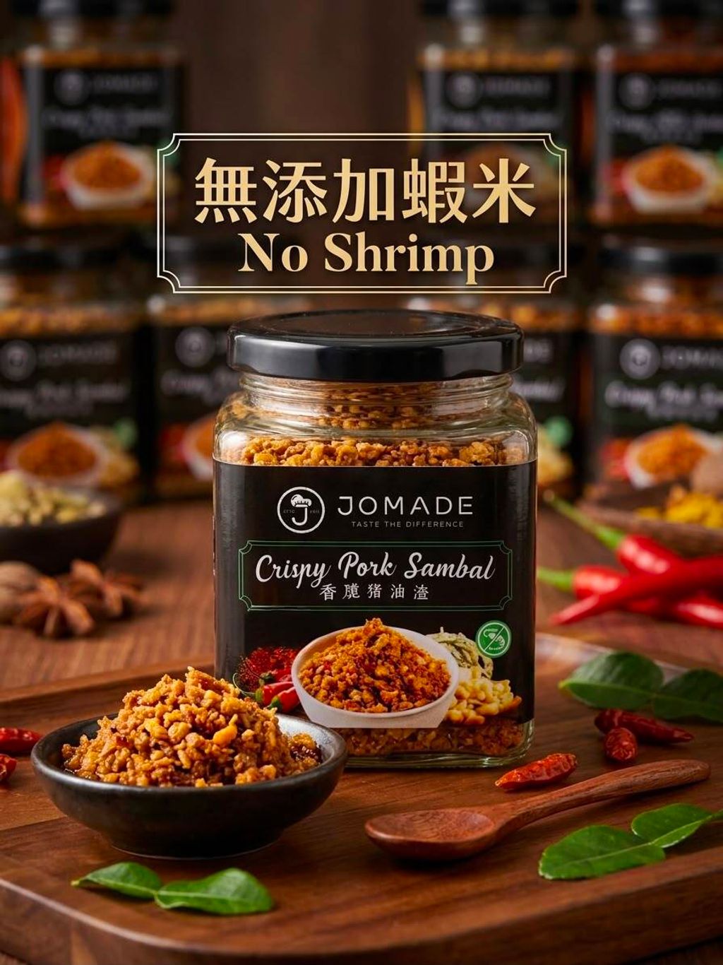 JOMADE CRISPY SAMBAL NO SHRIMP