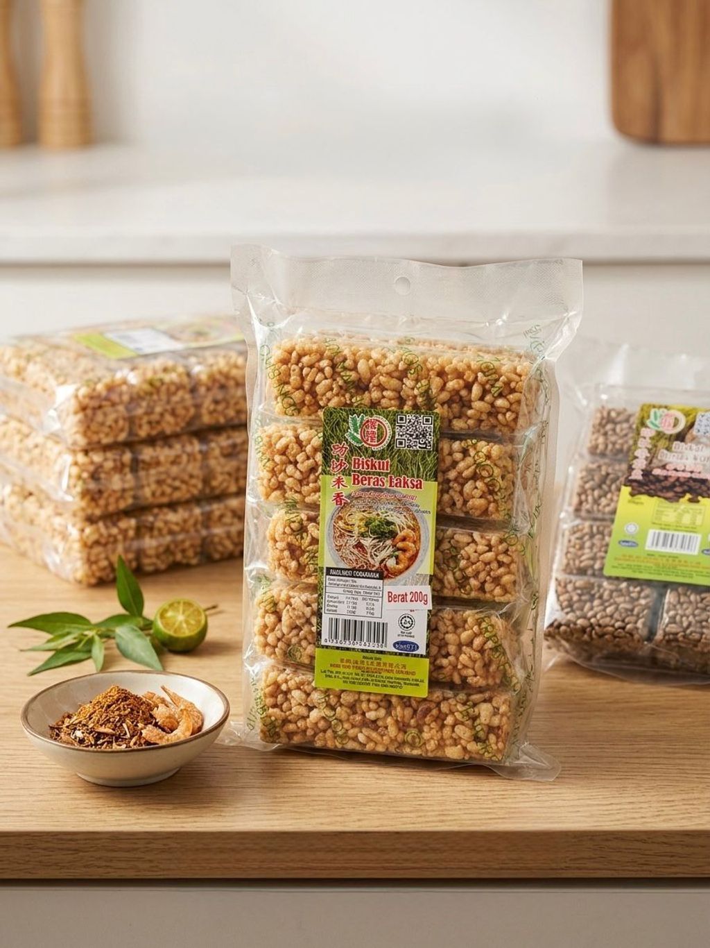 WW RICE CRACKER LAKSA 200G