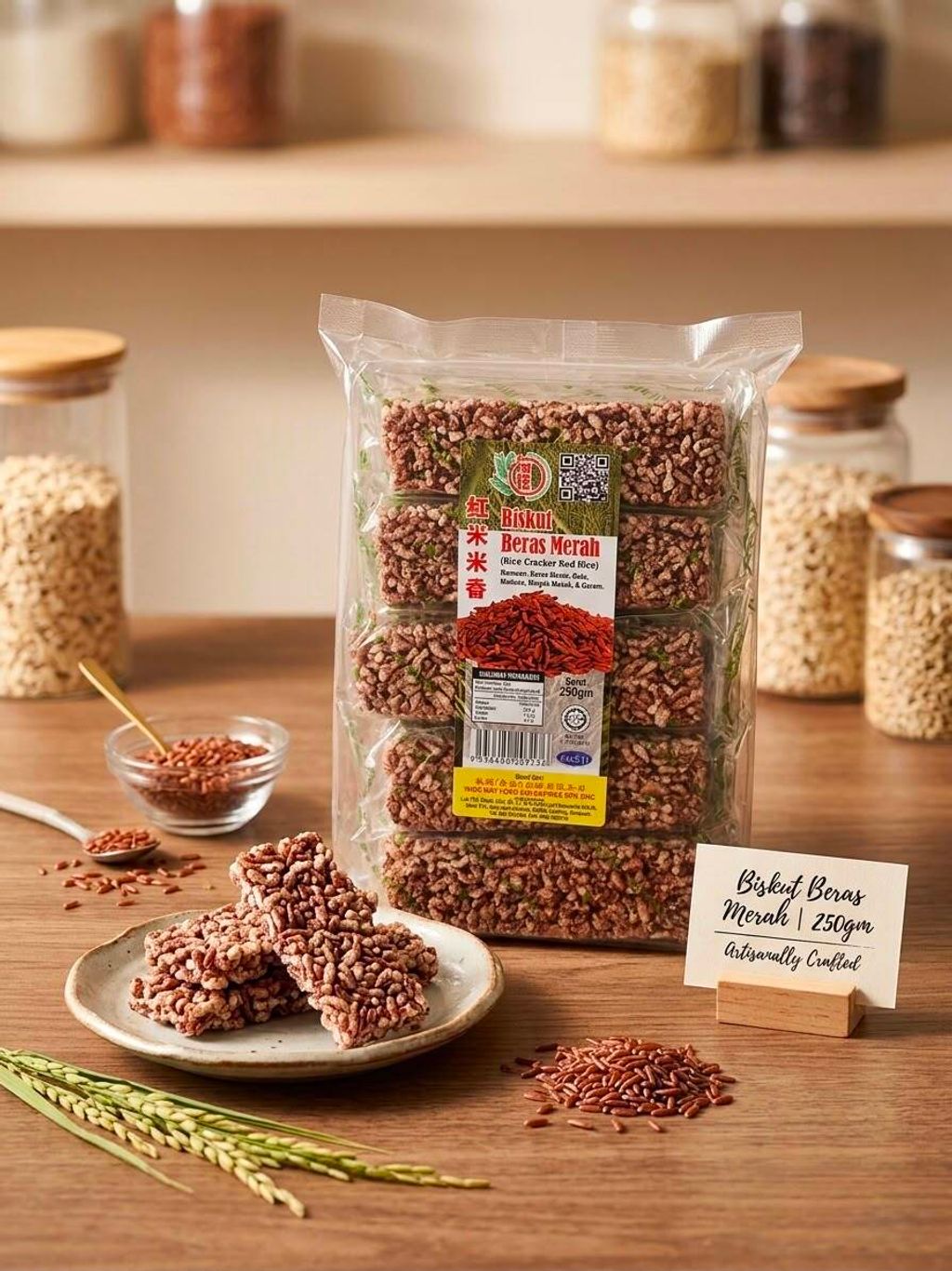 WW RICE CRACKER RED RICE 250G