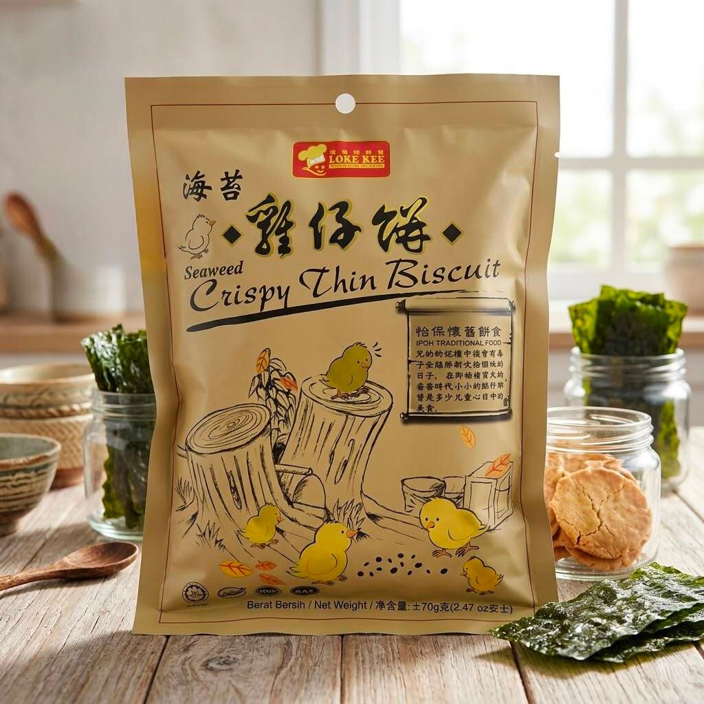 LK SEAWEED CRISPY THIN BISCUITS