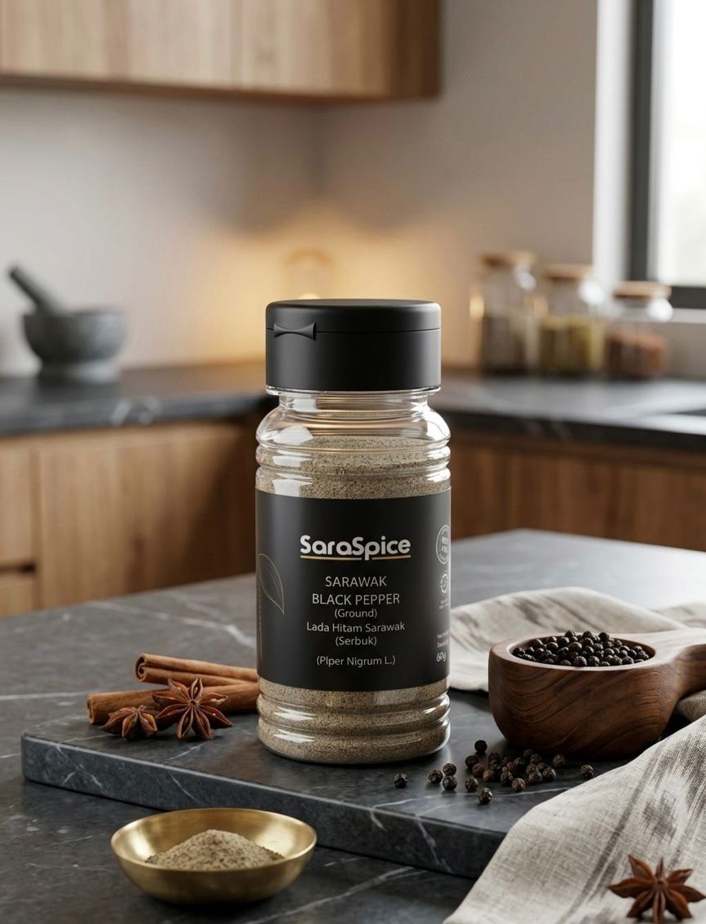 SARASPICE BLACKPEPPER 60G 2