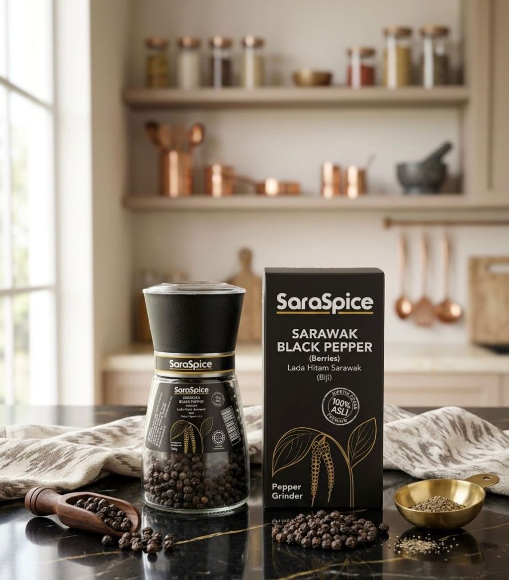 SARASPICE GRINDER BLACKPEPPER 100G 2