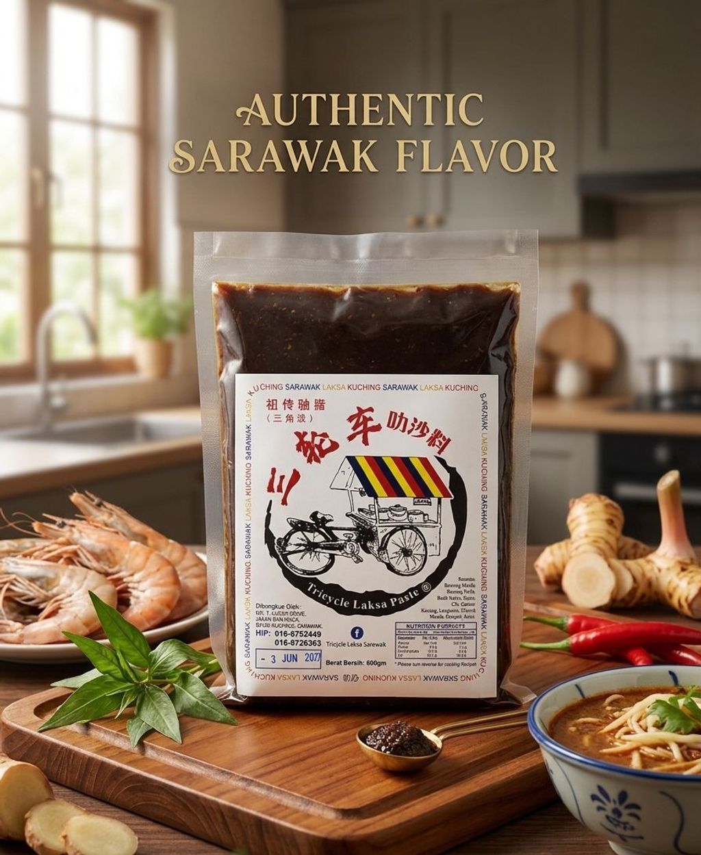 TRICYCLE LAKSA 600G