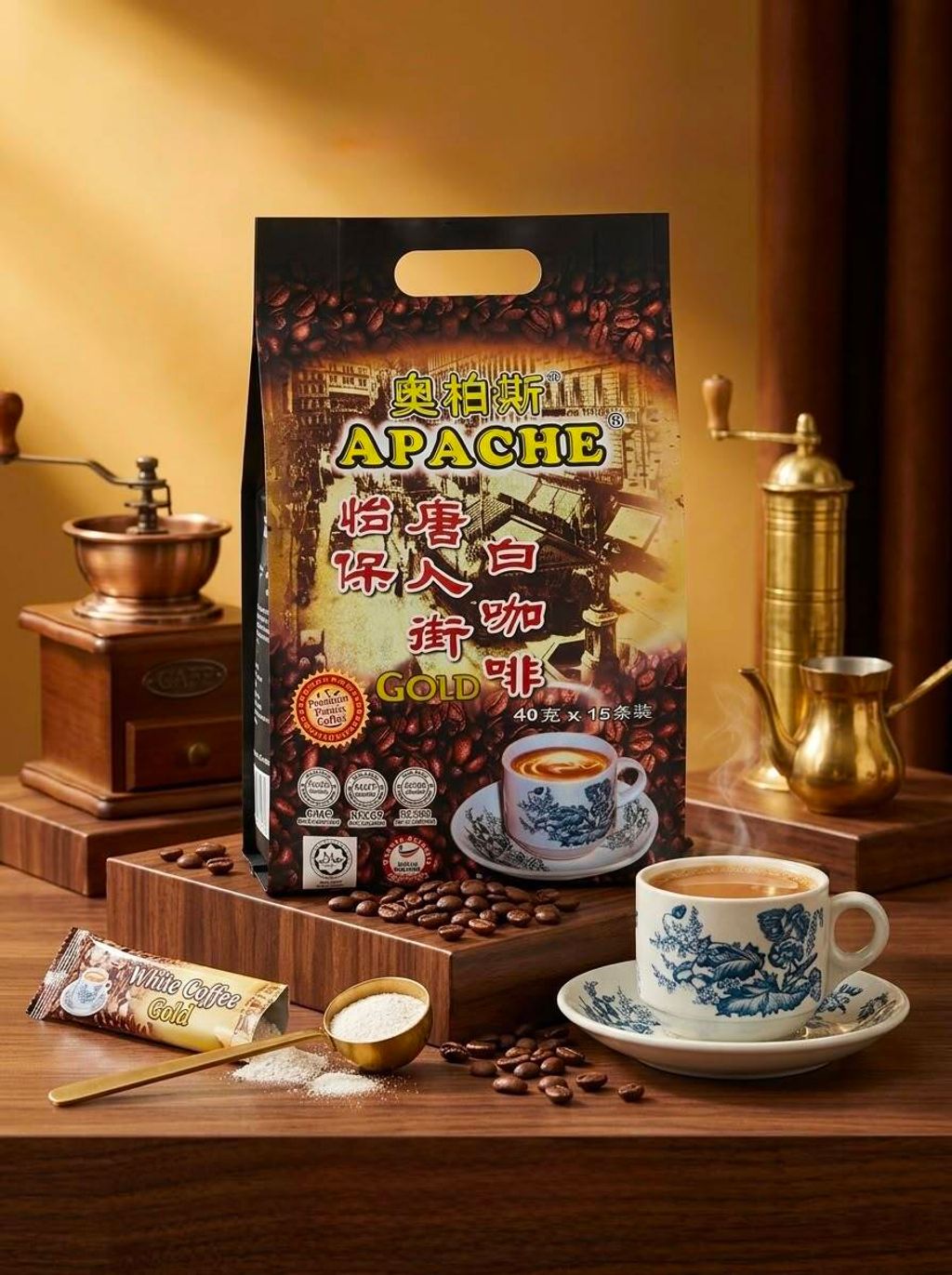APACHE WHITE COFFEE 3IN1