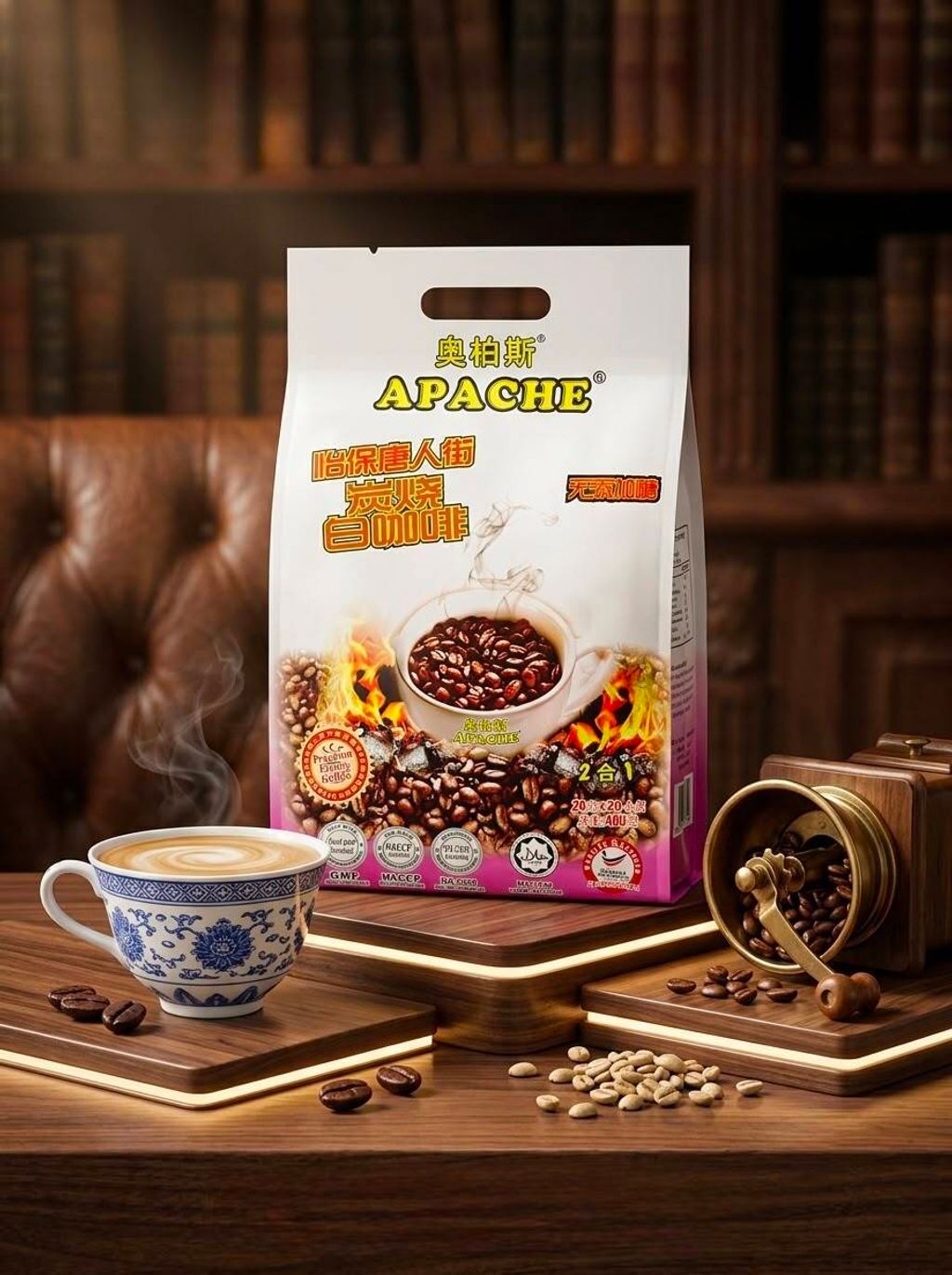 APACHE WHITE COFFEE 2IN1
