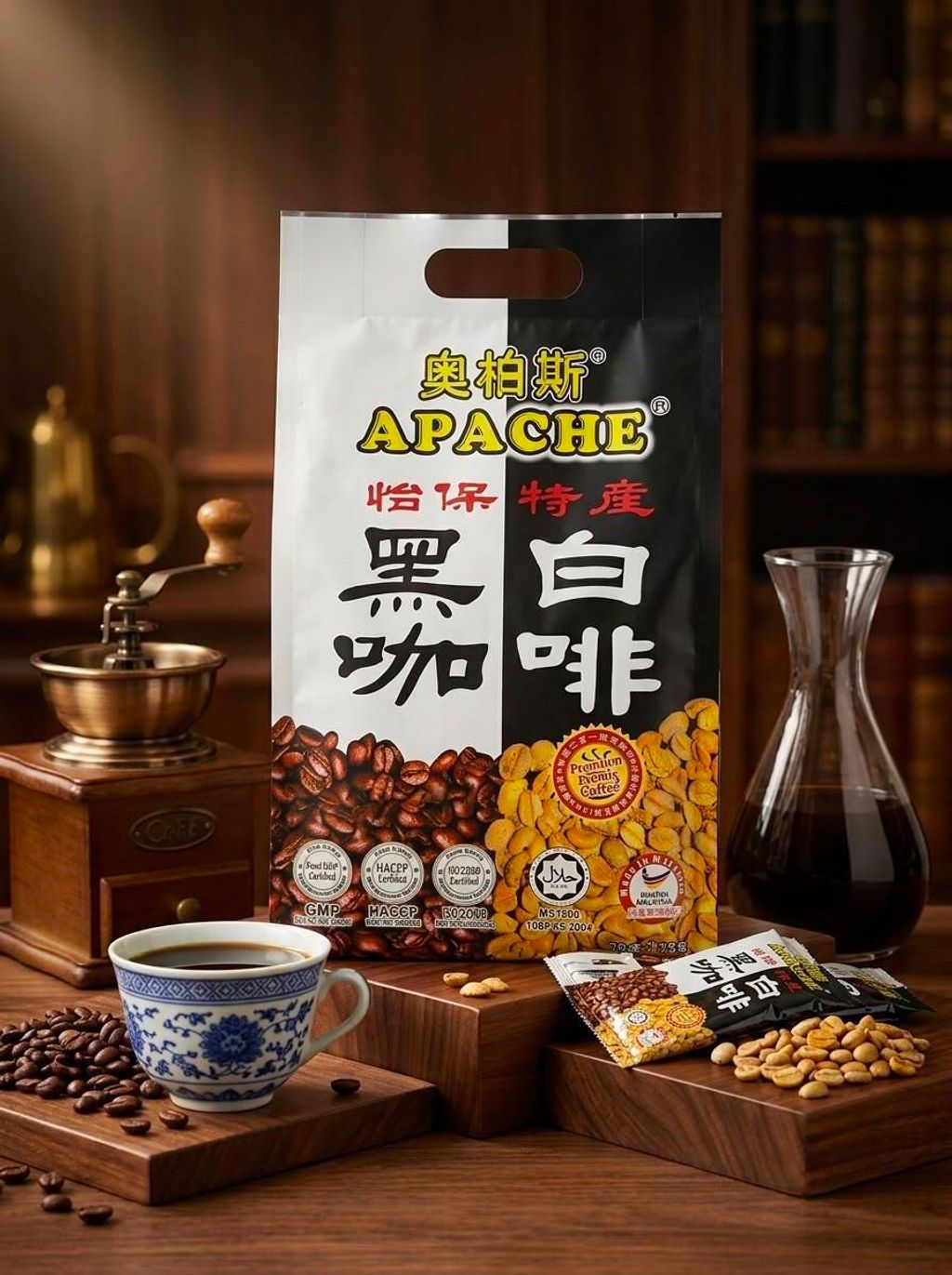 APACHE BLACK WHITE COFFEE