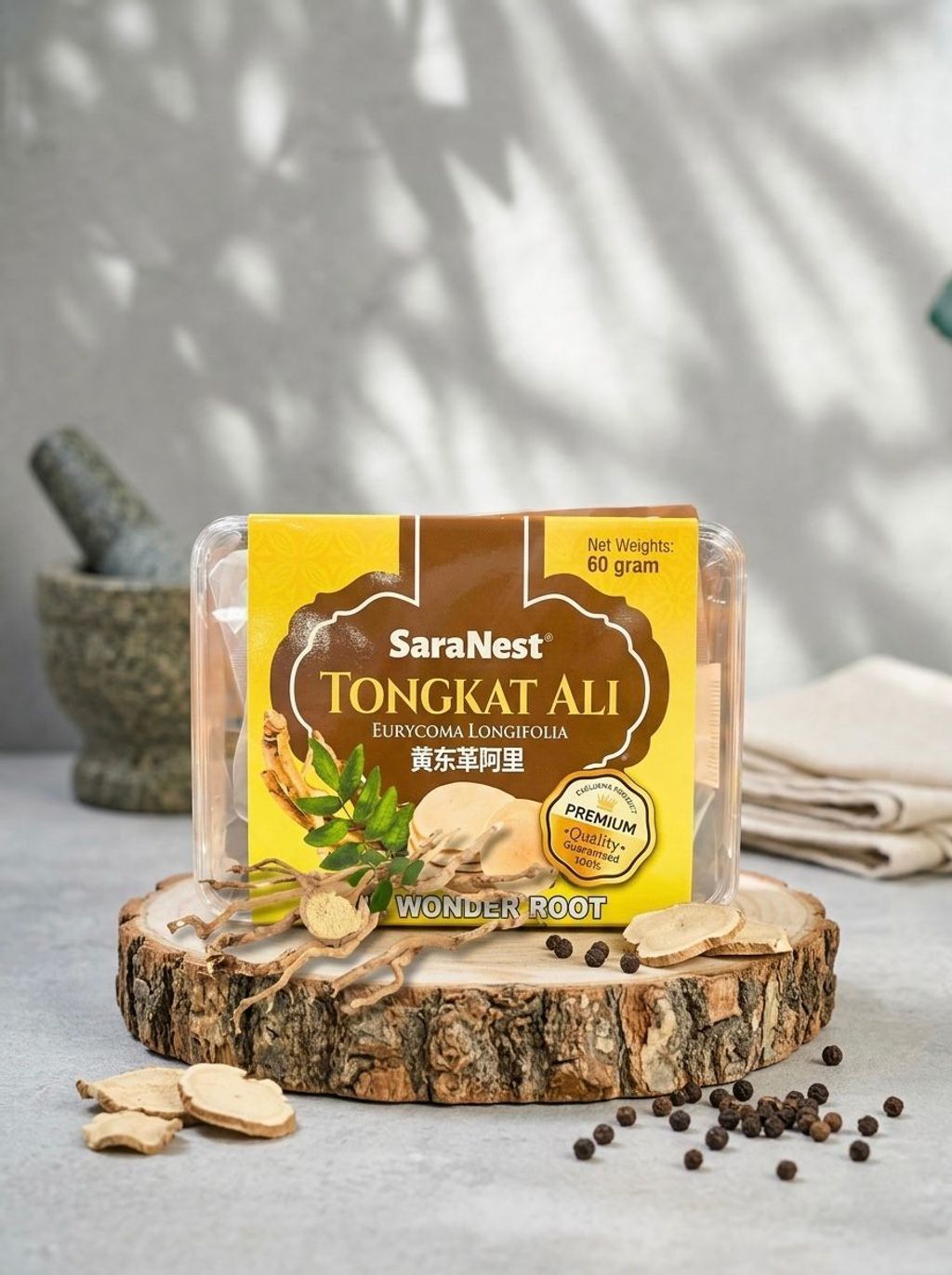 SARANEST TONGKAT ALI YELLOW 60G 2