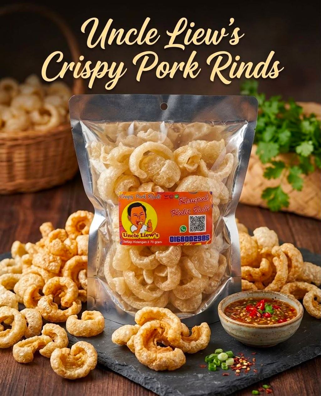 UNCLE LIEW'S CRISPY PORK RINDS 5