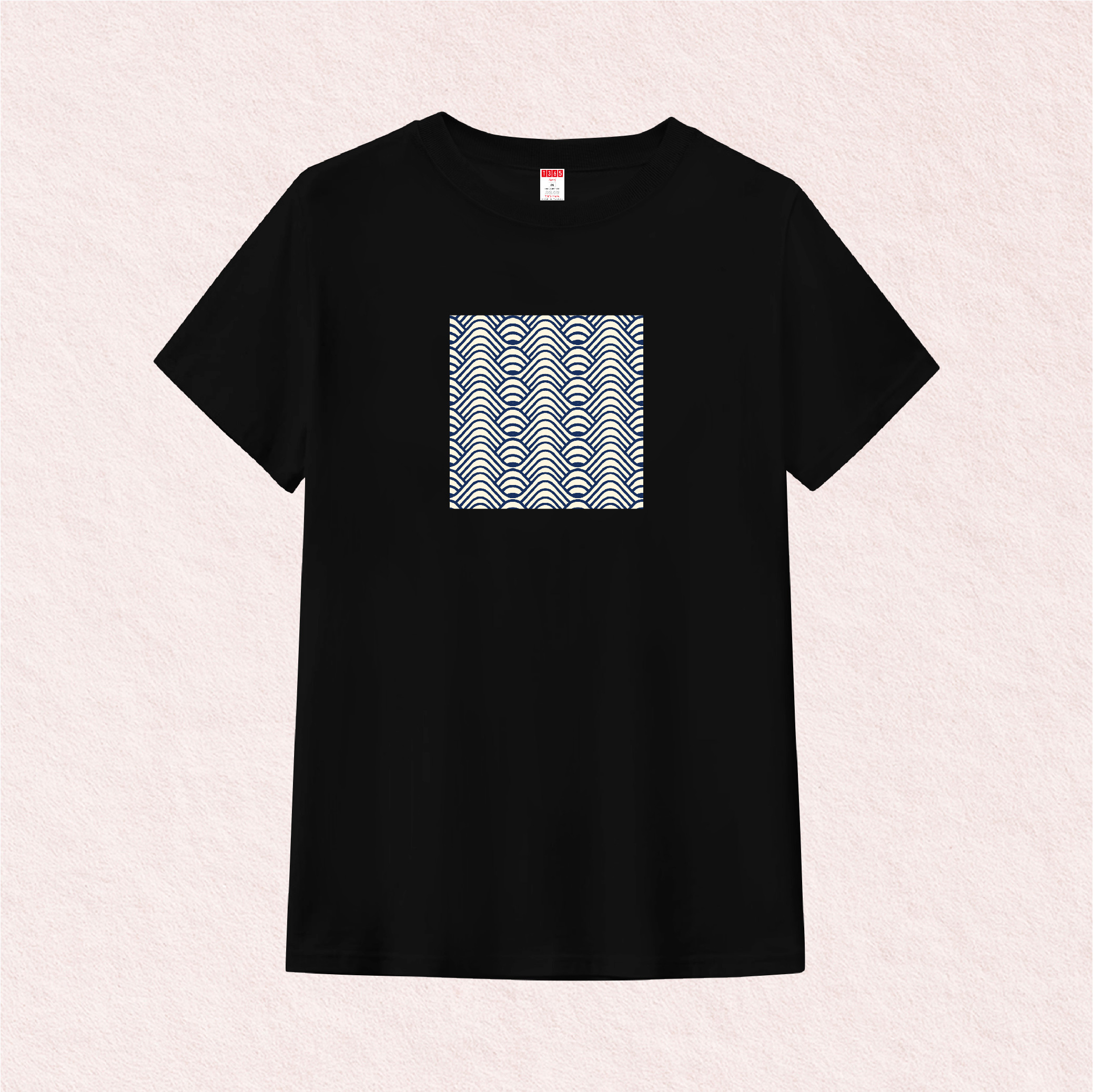 T365 日本japan 和服wafuku 青海波せいがいは和柄設計t恤t Shirt 短袖短t 短袖t恤