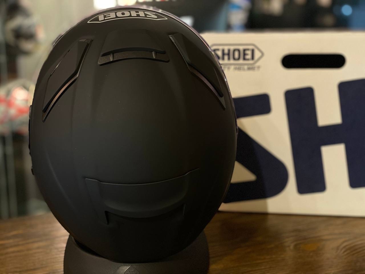 SHOEI JCRUISE2 MATT BLACK VANDERS HELMET