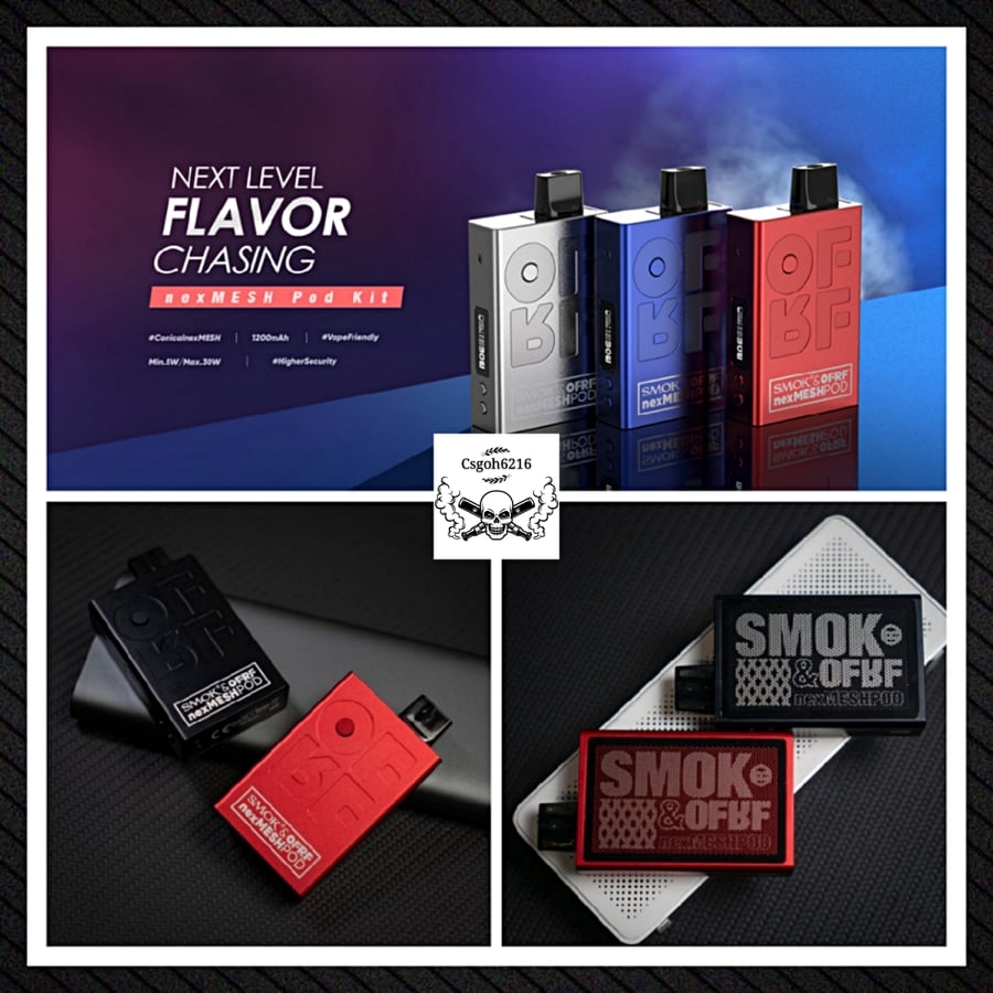 Original Smok & Ofrf NexMesh Pod Starter Kit 30W 1200 mAh