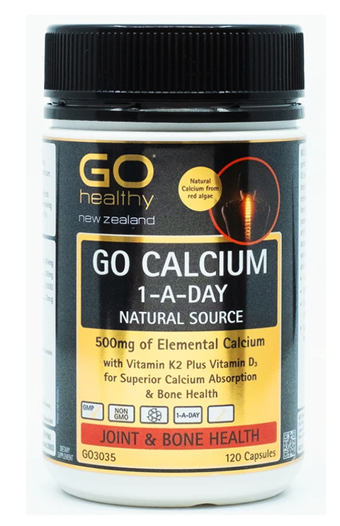 go healthy 高之源 Calcium超級鈣 海藻鈣 500mg 120粒