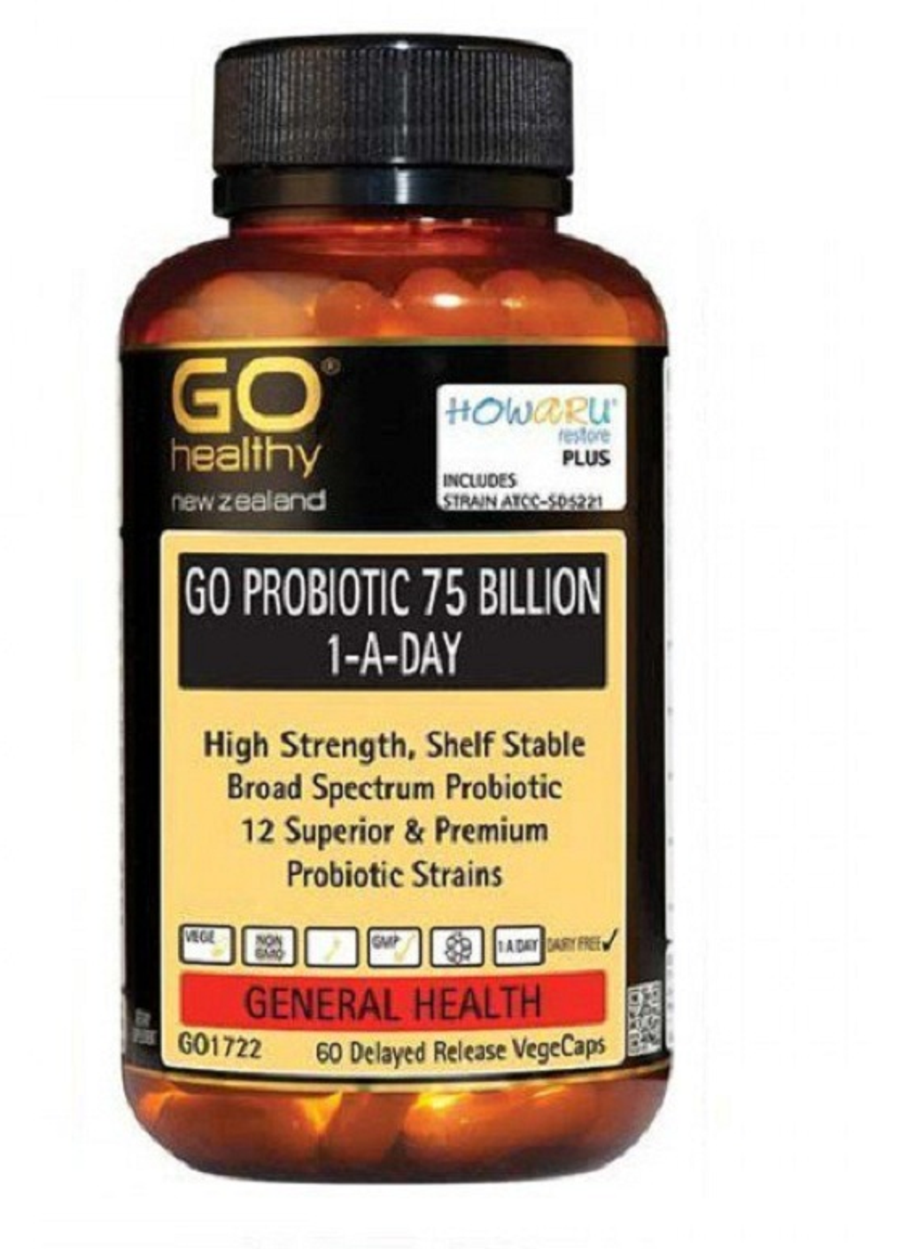 go healthy 高之源 Go Probiotic 75Billion 益生菌 60顆