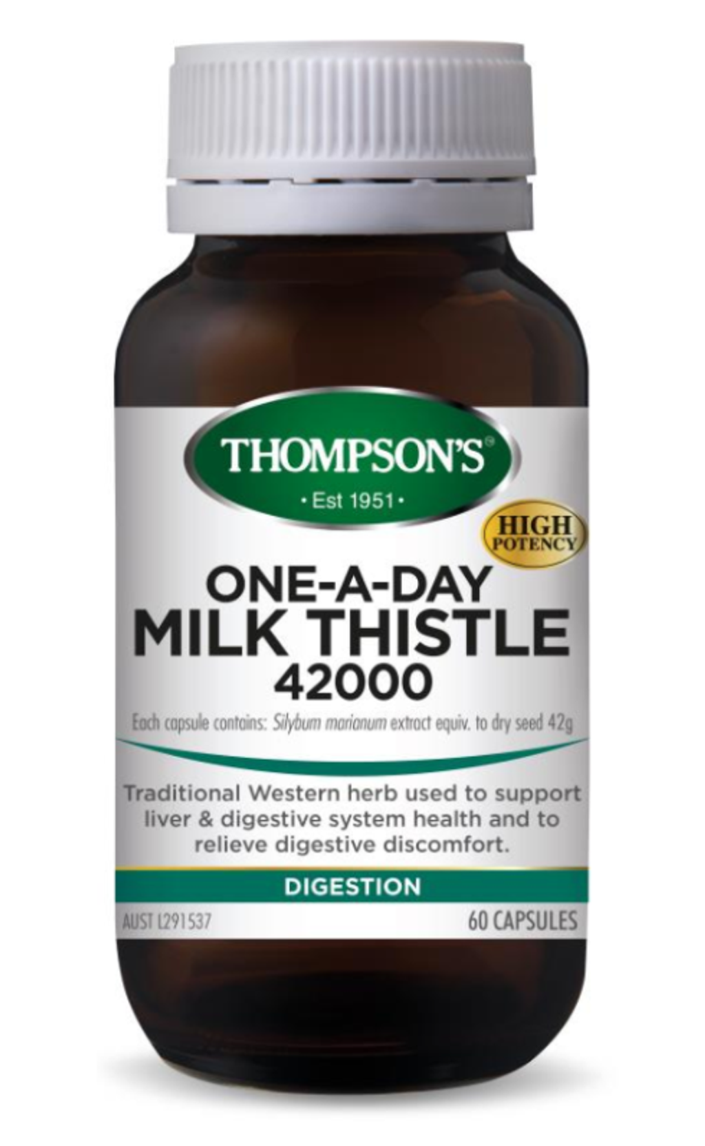 Thompsons湯普森 milk thistle 42000mg 奶薊草精華60粒