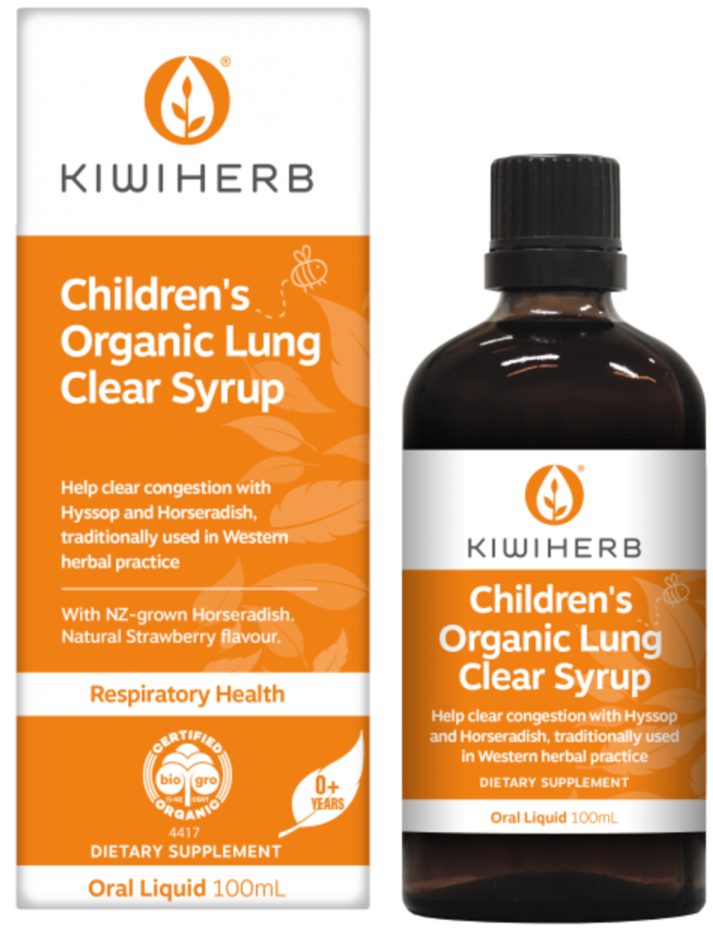 Kiwiherb Children’s Organic Lung Clear Syrup 兒童清肺糖漿
