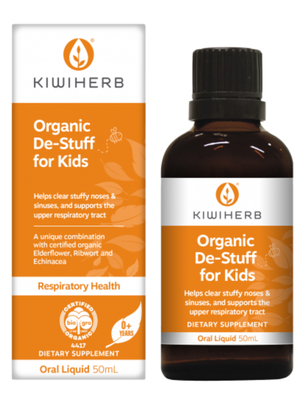 kiwiherb Organic De-Stuff For Kids 兒童鼻舒寧 100ml