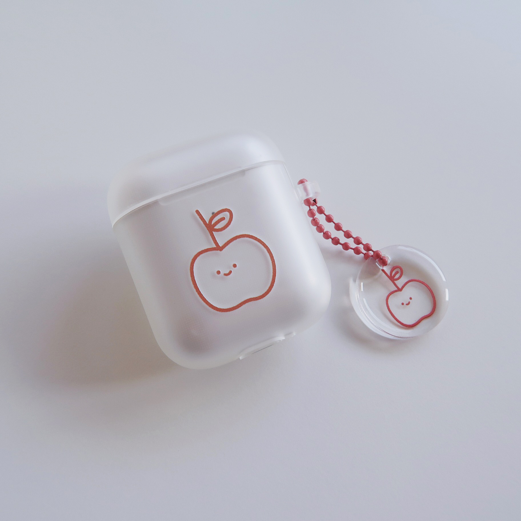 富士小蘋果 AirPods 軟耳機保護套 (含吊飾)