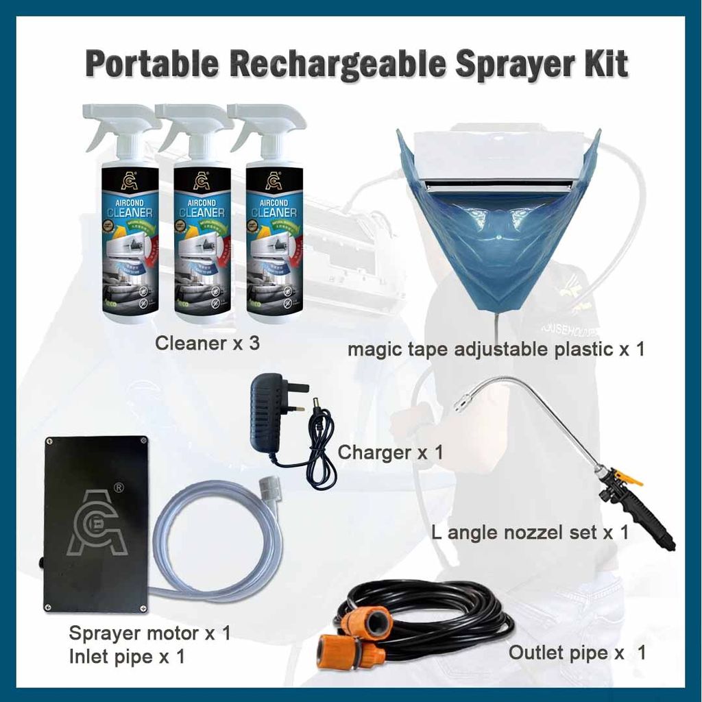 Portable recharegeable set kit